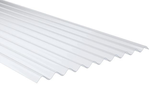 Bio-PVC Bitumenwellplatte 95/35