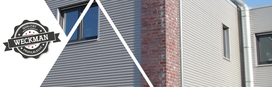 Terrassenüberdachung mit Profilblechen für Tabletansichten, optimiert für Lichtverhältnisse und ökologische Wellplatten von SALUX® - Profilbleche aus deutscher Produktion.